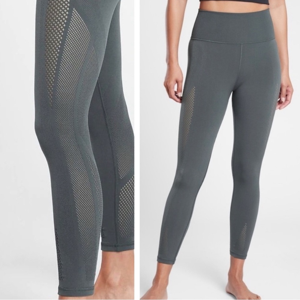 Athleta Mudra 7/8 Tight - Anthracite Gray - NWT